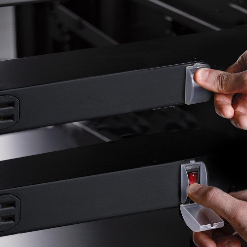 StarTech.com 12NM8-RACK-MOUNT-PDU power distribution unit (PDU) 12 AC outlet(s) 1U Black