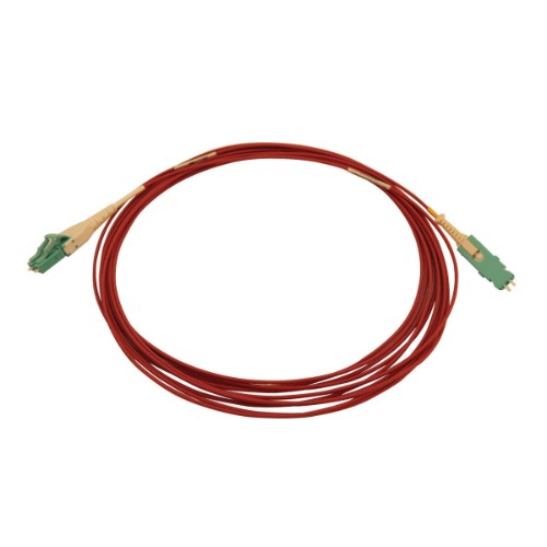 Tripp Lite N823L-05M-MG InfiniBand/fibre optic cable 196.9" (5 m) SN LC OFNR Aqua color, Magenta, White