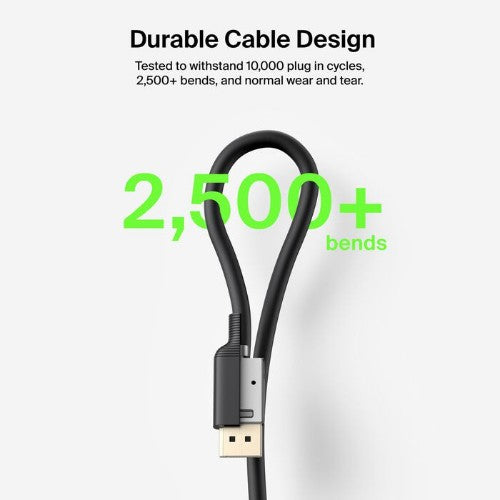 Belkin AVZ002-2M 118.1" (3 m) DisplayPort Black