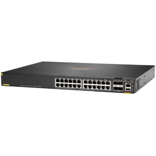 HPE Aruba Networking CX 6200F 24G 4SFP Managed L3 Gigabit Ethernet (10/100/1000) 1U