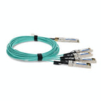 AddOn Networks 845420-B21-AO InfiniBand/fibre optic cable 275.6" (7 m) QSFP28 4x SFP28 AOC Aqua color