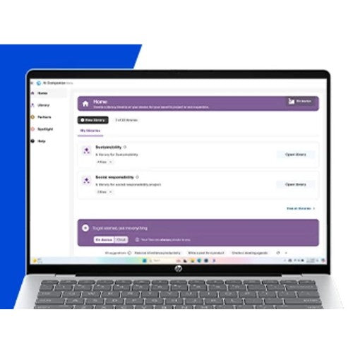 HP OmniBook 5 Laptop Next Gen AI 14-he0020nr Silver