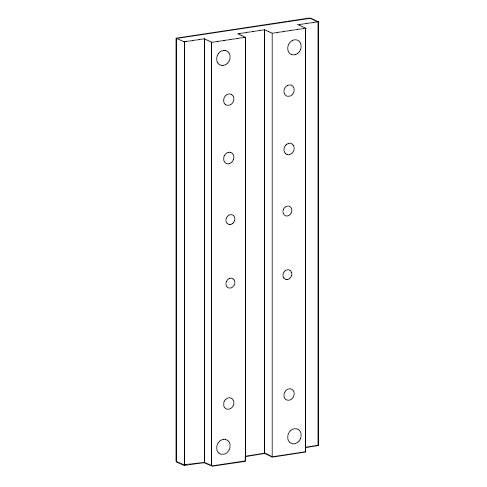 Ergotron Track Mount Bracket Kit Aluminum