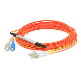 AddOn Networks LC - SC, 5m InfiniBand/fibre optic cable 196.9" (5 m) Orange