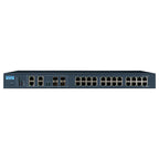 Advantech EKI-7428G-4CPI-AE network switch Managed L2 Gigabit Ethernet (10/100/1000) Power over Ethernet (PoE) 1U Black