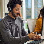 HP Poly Mission 615 Monaural USB Wired Headset