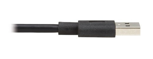 Eaton U444-H4K6-CAP video cable adapter 11.8" (0.3 m) USB Type-A HDMI Black