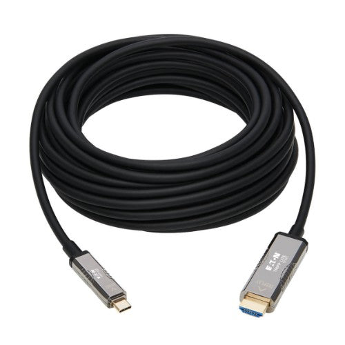 Tripp Lite U444F3-15M-H4K6 video cable adapter 590.6" (15 m) USB Type-C HDMI Black