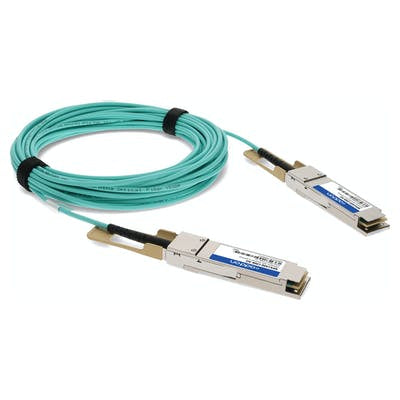 AddOn Networks MFA1A00-C006-AO InfiniBand/fibre optic cable 236.2" (6 m) QSFP28 Aqua color, Silver