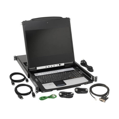 Tripp Lite B030-DP08-17D KVM switch Rack mounting Black
