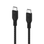 Belkin CAB014bt3MBK USB cable USB 2.0 118.1" (3 m) USB C Black