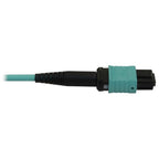 Tripp Lite N844X-02M-8L-P InfiniBand/fibre optic cable 78.7" (2 m) MPO/MTP 4x LC OFNR Aqua color, Beige, Black
