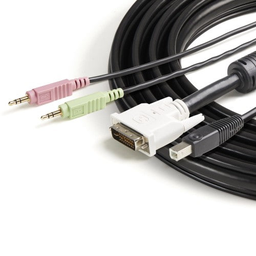 StarTech.com USBDVI4N1A6 KVM cable Black 70.9" (1.8 m)