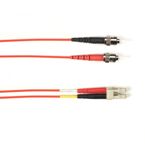 Black Box ST-LC 10m InfiniBand/fibre optic cable 393.7" (10 m) 2x ST 2x LC OM1 Red