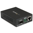 StarTech.com MCM1110SFP network media converter 1000 Mbit/s Multi-mode, Single-mode Black