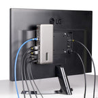 StarTech.com 150N-USB4DOCK-TRIPLE laptop dock/port replicator Wired USB4 Gray