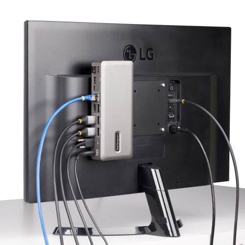 StarTech.com 150N-USB4DOCK-TRIPLE laptop dock/port replicator Wired USB4 Gray