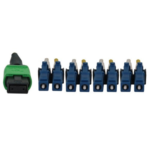 Tripp Lite N390X-02M-8L-AP InfiniBand/fibre optic cable 78.7" (2 m) MPO/MTP 4x LC OFNR Green, Black, Blue, Yellow