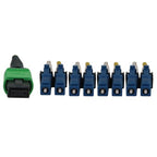 Tripp Lite N390X-02M-8L-AP InfiniBand/fibre optic cable 78.7" (2 m) MPO/MTP 4x LC OFNR Green, Black, Blue, Yellow