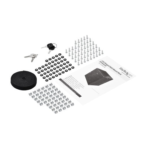 StarTech.com RK1232WALHM rack cabinet 12U Wall mounted rack Black