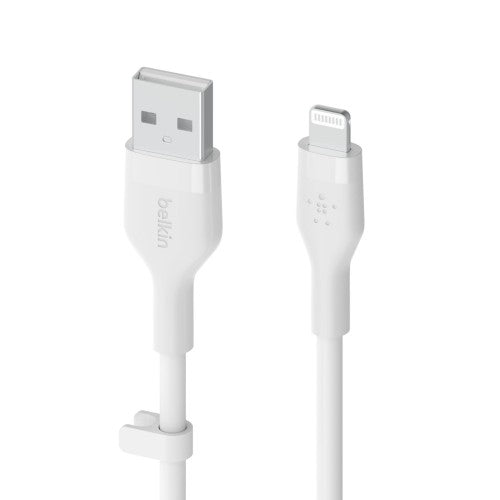 Belkin Cbl Scicone USB-A LTG 2M blc 78.7" (2 m) White