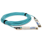 AddOn Networks QDD-400-AOC25M-AO InfiniBand/fibre optic cable 984.3" (25 m) QSFP-DD DAC Aqua color