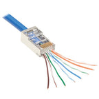 Tripp Lite N232-050-FTP wire connector RJ45 Metallic, Transparent