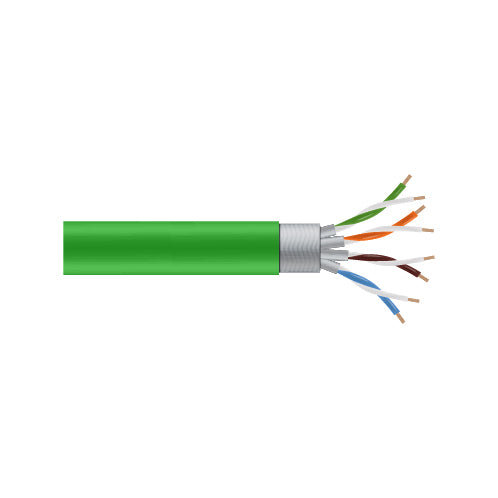 Black Box C6ABC50S networking cable Green 12000" (304.8 m) Cat6a S/FTP (S-STP)