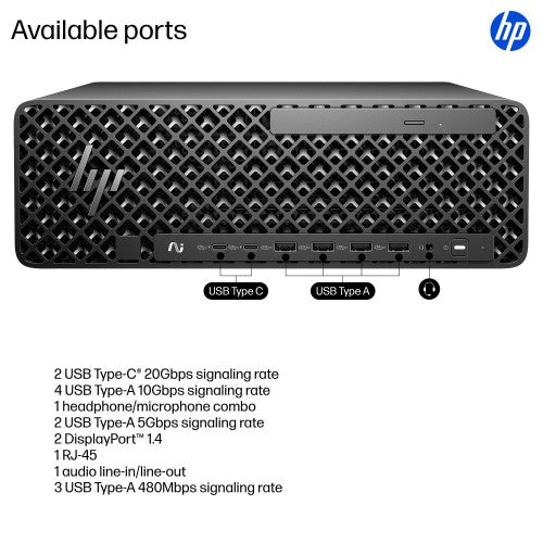 HP Z2 SFF G1i Workstation Desktop PC Wolf Pro Security Edition