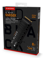 Western Digital WD_BLACK SN850X NVMe 8 TB M.2 PCI Express 4.0