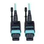 Tripp Lite N844-10M-12-P InfiniBand/fibre optic cable 396.1" (10.1 m) MTP Black, Turquoise
