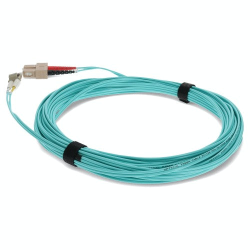 AddOn Networks ADD-SC-LC-7M5OM4-TAA InfiniBand/fibre optic cable 275.6" (7 m) LOMM Aqua color