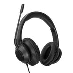 Targus AEH102TT headphones/headset Wired Head-band Office/Call center USB Type-A Black