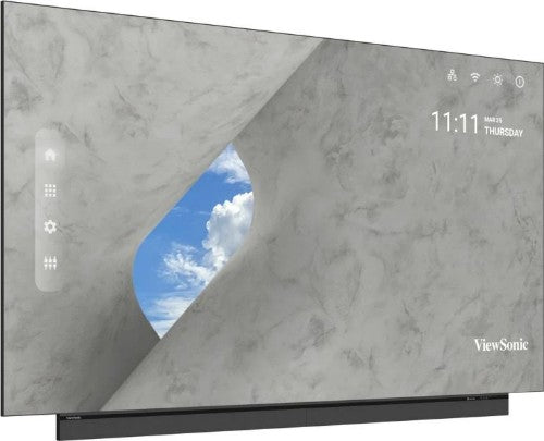 Viewsonic LDP163-091C signage display 163" LED Wi-Fi 600 cd/m² 4K Ultra HD Black Built-in processor Android 9