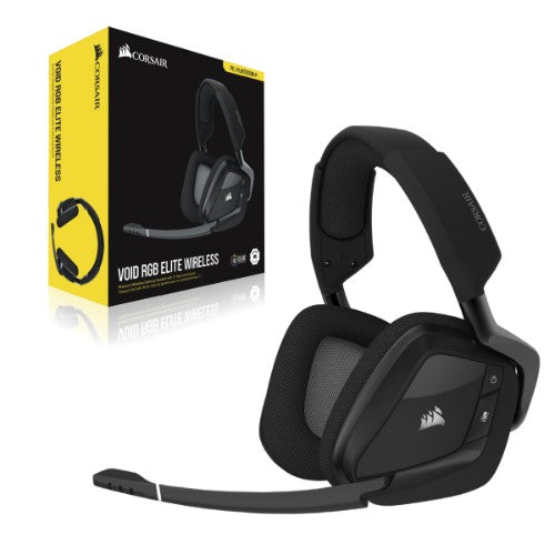 Corsair VOID RGB ELITE Headset Wireless Head-band Gaming Carbon