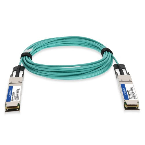 AddOn Networks ADD-QARQPA-AOC3M InfiniBand/fibre optic cable 118.1" (3 m) QSFP+ Active DAC Aqua color