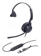 Yealink UH42 Mono USB-C/A Headset Wired Head-band Calls/Music USB Type-C / USB Type-A Black
