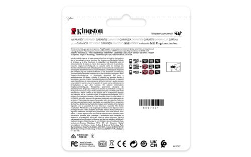 Kingston Technology 32GB microSDHC Industrial C10 A1 pSLC Card Single Pack w/o Adapter