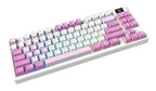 MSI FORGE GK600 TKL WIRELESS VIOLET keyboard Gaming USB + Bluetooth QWERTY Spanish Pink, Violet, White