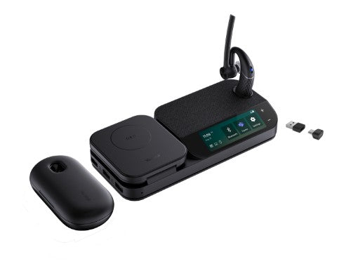 Yealink BH71 Workstation Pro USB-C/A Headset Wireless Ear-hook Office/Call center USB Type-C Bluetooth Black