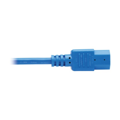 Tripp Lite P004-002-ABL power cable Blue 23.6" (0.6 m) C13 coupler C14 coupler
