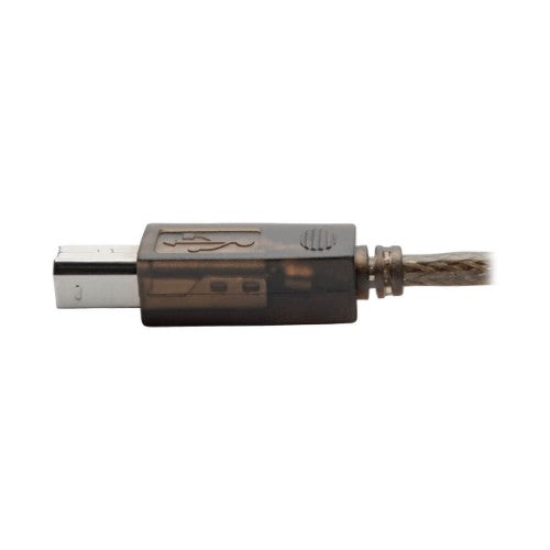 Tripp Lite U042-030 USB cable USB 2.0 359.8" (9.14 m) USB A USB B Black, Translucent