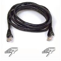 Belkin Cat5E Patch Cable - 25ft - 1 x RJ-45, 1 x RJ-45 networking cable Black 300" (7.62 m)