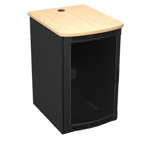 Middle Atlantic Products BGR-25SA32MDK-E1 rack cabinet 25U Freestanding rack Black, Wood