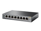 TP-Link TL-SG108PE Managed L2 Gigabit Ethernet (10/100/1000) Power over Ethernet (PoE) Black