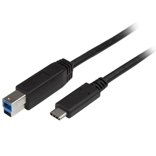 StarTech.com USB315CB2M USB cable USB 3.2 Gen 1 (3.1 Gen 1) 78.7" (2 m) USB C USB B 5 Gbit/s Black
