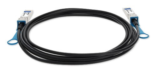 AddOn Networks ADD-SDESHP-PDAC-2M InfiniBand/fibre optic cable 78.7" (2 m) SFP+ DAC Black, Stainless steel