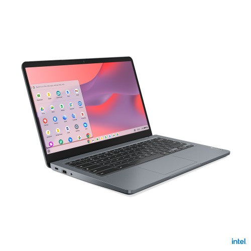 Lenovo 14e Chromebook Gen 3 Intel® N N100 14" Touchscreen Full HD 4 GB LPDDR5-SDRAM 32 GB eMMC Wi-Fi 6E (802.11ax) ChromeOS US English Gray
