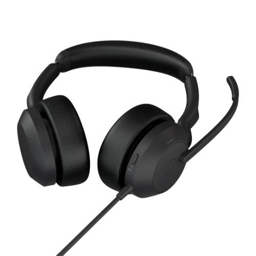 Jabra Evolve2 50 Headset Wired Head-band Office/Call center USB Type-C / USB Type-A Bluetooth Black