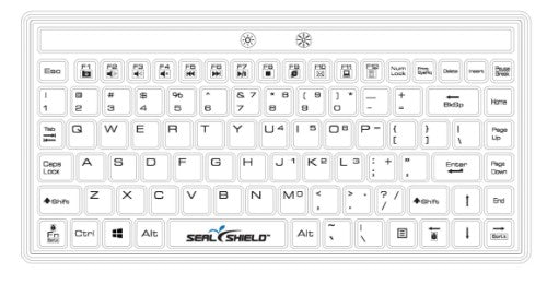 Seal Shield SW89G keyboard Universal USB QWERTY US English White